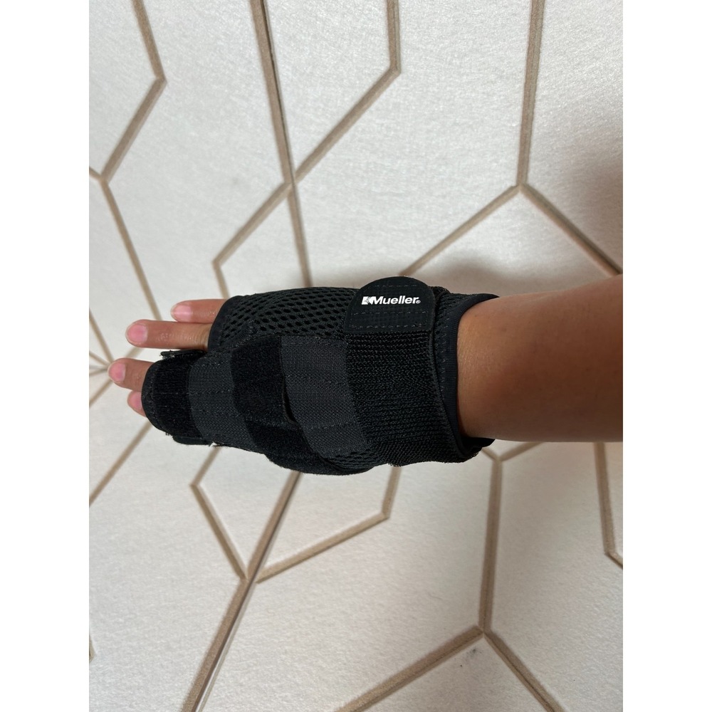 Mueller Thumb Stabilizer Wrist Brace Support Black‎ Adjustable Left Right